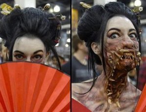 Подборка из самого жуткого киношного грима