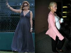 Дурнушки-знаменитости на сносях