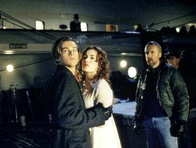 Уникальные кадры со съемочной площадки «Титаника»