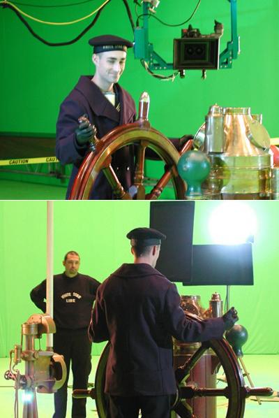 Уникальные кадры со съемочной площадки «Титаника»