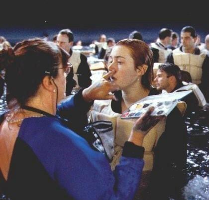 Уникальные кадры со съемочной площадки «Титаника»