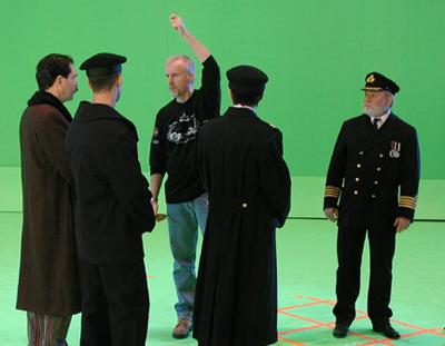 Уникальные кадры со съемочной площадки «Титаника»