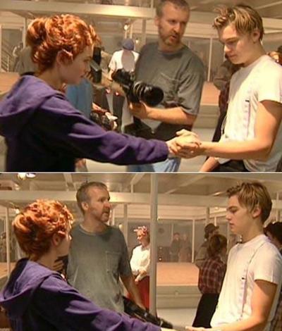 Уникальные кадры со съемочной площадки «Титаника»