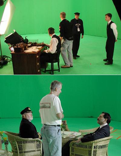 Уникальные кадры со съемочной площадки «Титаника»