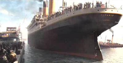 Уникальные кадры со съемочной площадки «Титаника»