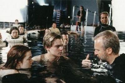 Уникальные кадры со съемочной площадки «Титаника»