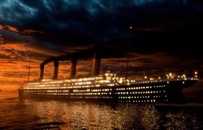 Уникальные кадры со съемочной площадки «Титаника»