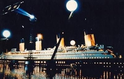 Уникальные кадры со съемочной площадки «Титаника»