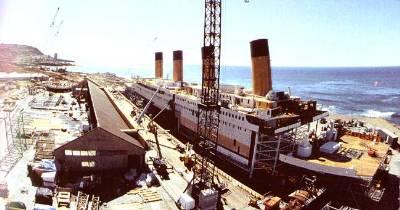 Уникальные кадры со съемочной площадки «Титаника»