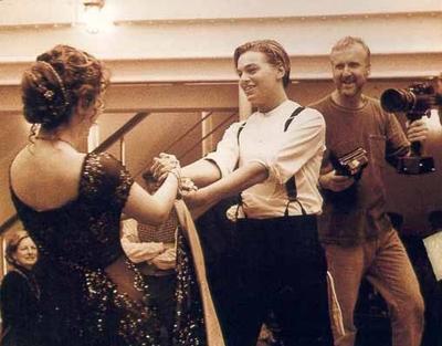 Уникальные кадры со съемочной площадки «Титаника»