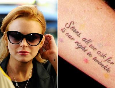 Путеводитель по звездным тату: что, где, о чем