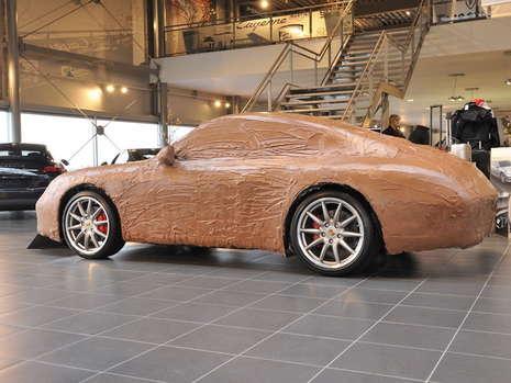 Голландцы приготовили к праздникам "шоколадный" Porsche