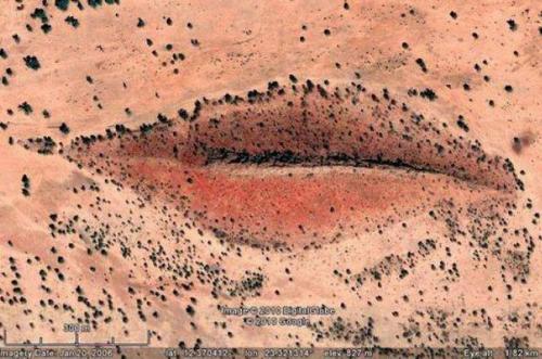 Забавные места планеты, которые можно увидеть на Google Earth