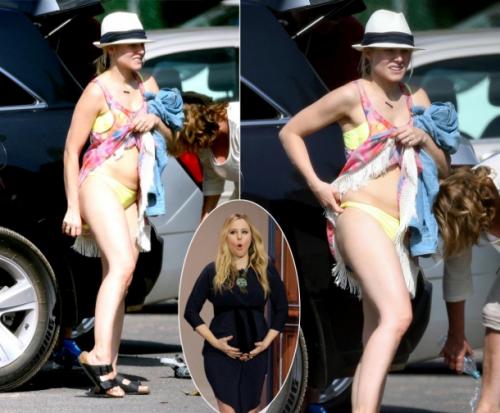 Похудевшие звёздные мамы: во время и после беременности