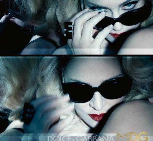 Мадонна снялась в откровенных позах для рекламы очков