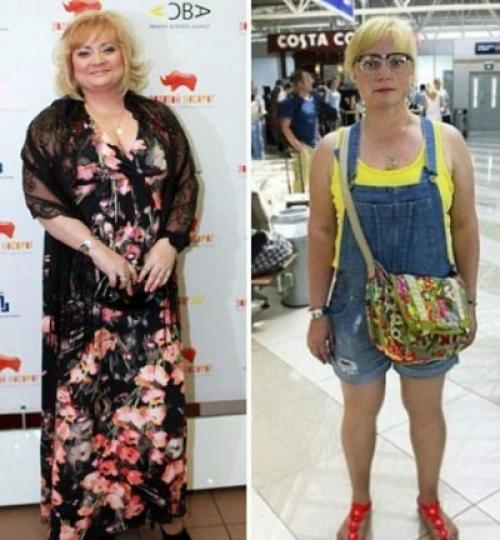 Российские знаменитости, бывшие в прошлом "толстушками"