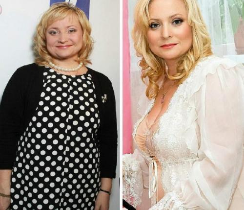 Российские знаменитости, бывшие в прошлом "толстушками"