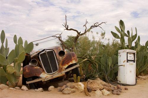 Город-призрак в песках Намибии