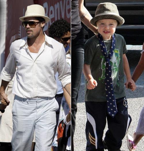 Знаменитые родители и их маленькие копии