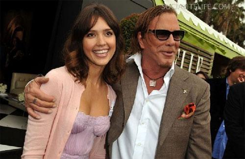 Микки Рурк и Джессика Альба: а может это любовь?