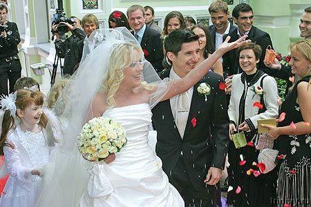 Звездные свадьбы: фотографии из домашнего архива