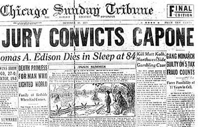 Король гангстеров сел в тюрьму за неуплату налогов!