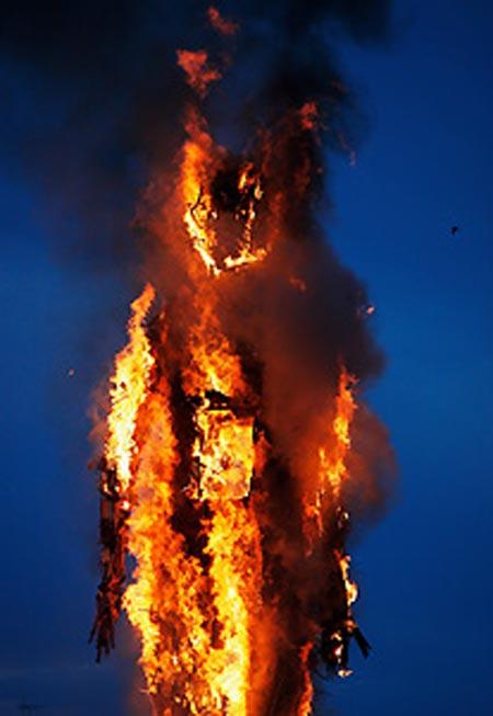 «Ненужный человек» сгорел за 30 минут