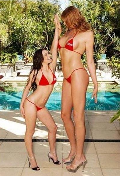 Самая  высокая модель шьёт купальники на заказ