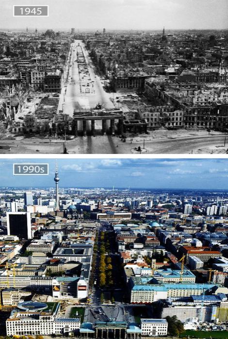 17 снимков тогда и сейчас, демонстрирующие масштабы развития крупных городов