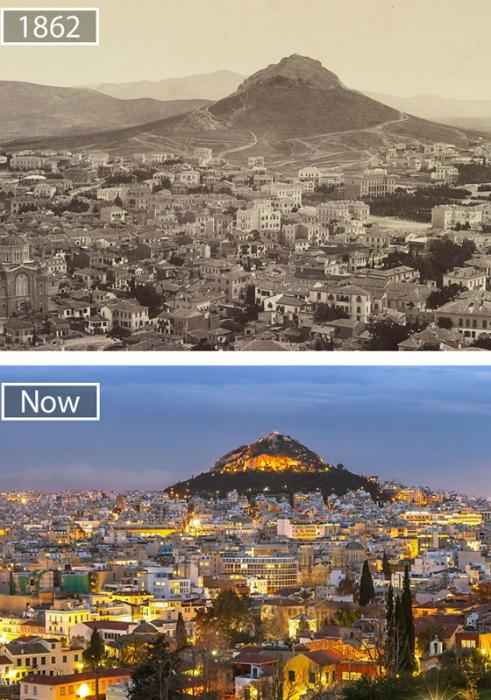 17 снимков тогда и сейчас, демонстрирующие масштабы развития крупных городов