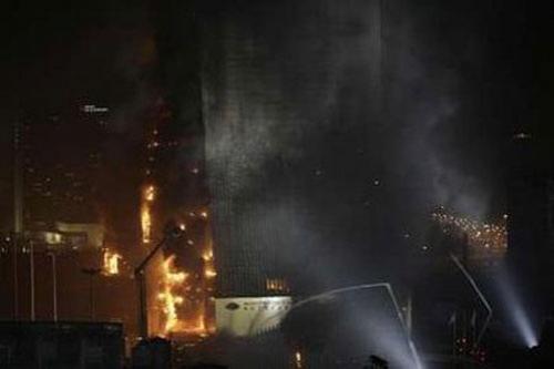 159-метровый отель выгорел дотла