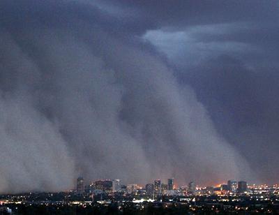 Пылевая буря в Аризоне