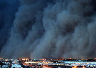 Пылевая буря в Аризоне