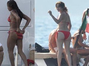 Бейонс в купальнике затмила Дженнифер Лопес