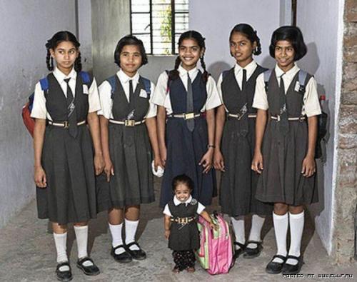 Самая маленькая девочка живет в Индии
