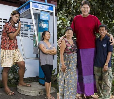 Самая высокая в мире девушка родом из Таиланда