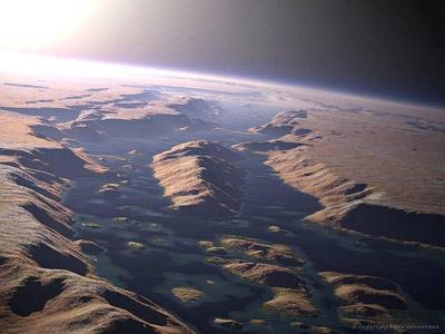 Самый большой каньон в Cолнечной системе