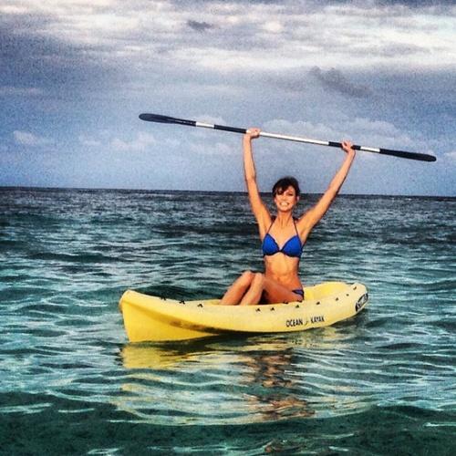 В сети появились личные фотографии топ-моделей из отпуска