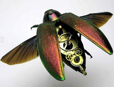 Удивительные механические насекомые Майка Либби