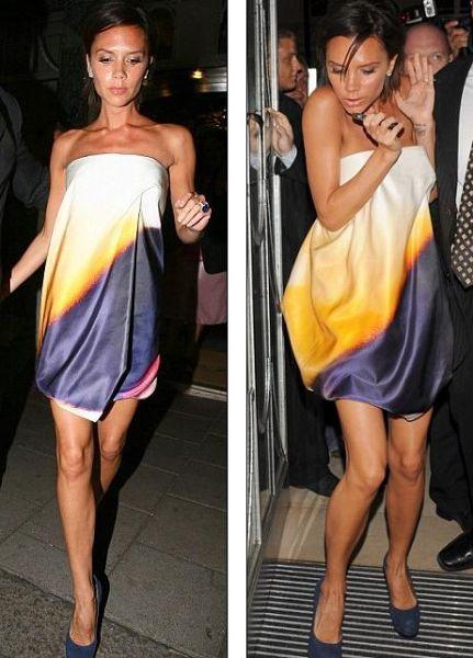 Шок: Виктория Бэкхем догнала  скелет