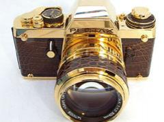 Золотой фотоаппарат стал большой редкостью