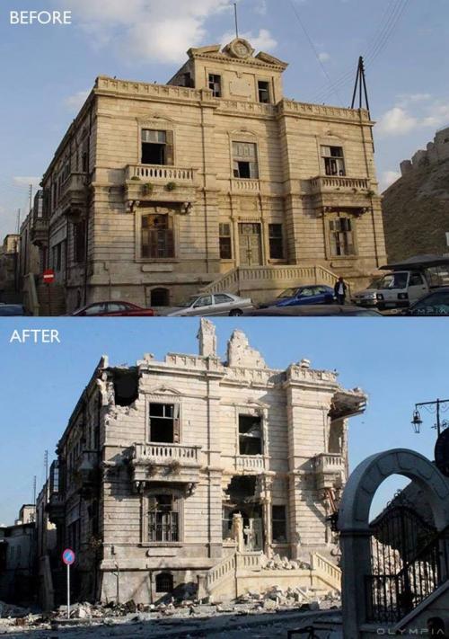 25 фото сирийского города Алеппо до и после войны