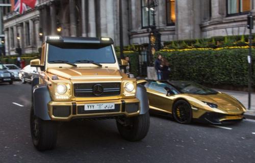 Миллиардер из саудовской Аравии прибыл в лондон со своим личным автопарком