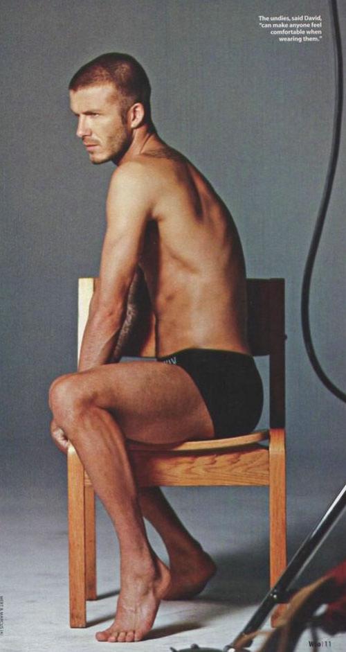 Бэкхем разделся для Армани