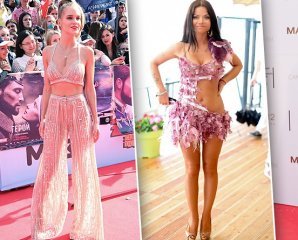 Самые откровенные наряды и "голые" платья российских звезд