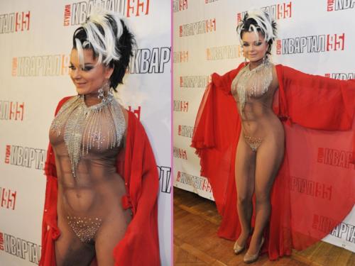 Самые откровенные наряды и "голые" платья российских звезд