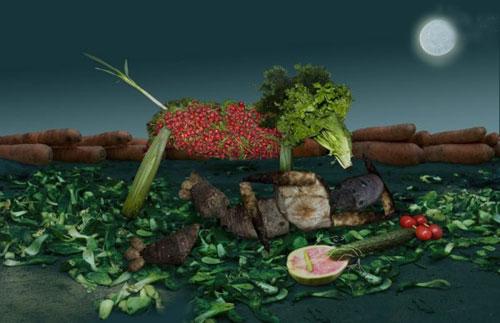 Китайская художница сделала Мону Лизу и Мерилин Монро съедобными