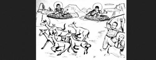 Необъяснимые изображения НЛО на древних рисунках, фресках и картинах