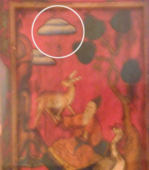 Необъяснимые изображения НЛО на древних рисунках, фресках и картинах