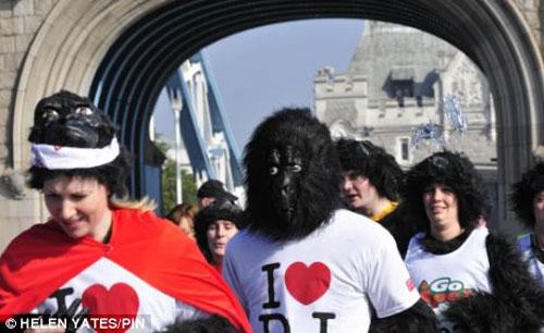 За 100 фунтов в Лондоне можно было стать гориллой